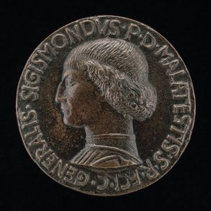 Sigismondo Pandolfo Malatesta, 1417-1468, herre over Rimini og Fano [forside], 1446.