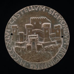 Slottet i Rimini [omvendt], 1446. af Matteo di Andrea de Pasti