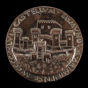 Slottet i Rimini [omvendt], 1446. af Matteo di Andrea de Pasti