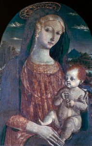 Madonna og barn, c1450-1495 af Matteo di Giovanni
