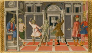 Drømmen om den hellige Hieronymus af Matteo di Giovanni