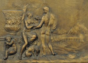 Venus og Adonis af Matthäus Donner