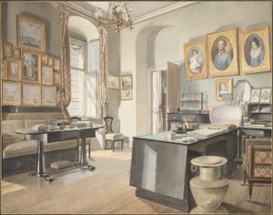 Et studieinteriør på St. Polten af Matthäus Kern