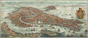 Fugleperspektiv af Venedig fra 1636 af Matthäus Merian af Matthaus Merian