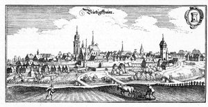 Bietigheim - uddrag fra Topographia Sueviae (Schwaben) af Matthaus Merian