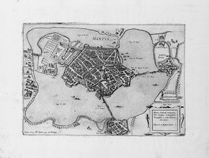 Mantua, 1629 af Matthaus Greuter