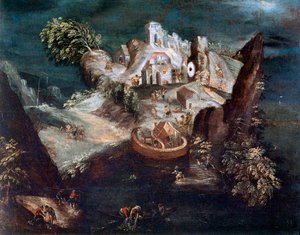 Antropomorfisk landskab, c1613-1650