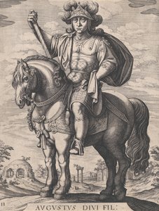 Tavle 2: Kejser Augustus til hest, fra 