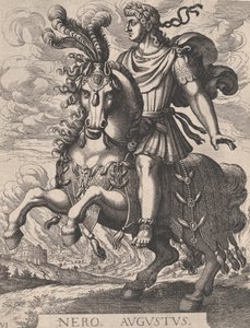 Plade 6: Kejser Nero til hest, fra 