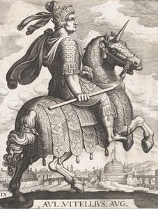Tavle 9: Kejser Vitellius til hest, fra 