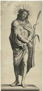 Ecce Homo Serie af Ecce Homo, Kristus korsfæstede, Jomfru Maria og Evangelisten Johannes (serietitel) af Mattheus Borrekens