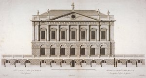 Højde af Buckingham House, St James