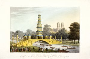 Den kinesiske bro og pagode, opført i St James