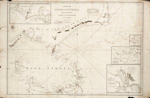 Kort over Bass Strædet af Matthew Flinders
