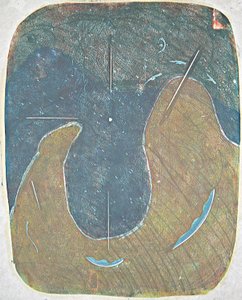 tabla one, 2012 (linoleumstryk) af Matthew Hilton
