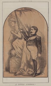 En lille overraskelse! (farve litho) af Matthew