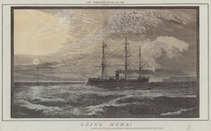 Tager hjem! (farve litho) af Matthew