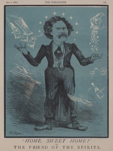 Hjem kære hjem! eller Åndernes ven (farve litho) af Matthew