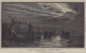 Vores arvelige lovgivere; eller hvad det kan komme til (farve litho) af Matthew