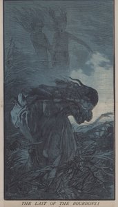 Den sidste af bourbonerne! (farve litho) af Matthew