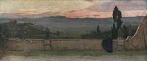 Val DArno: Aften, c1901, c1930.