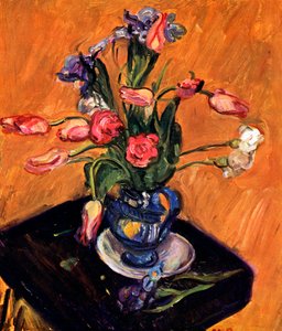 Tulip og Iris, 1929 af Matthew Smith