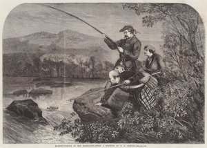 Laksefiskeri i højlandet af Matthew Somerville Morgan