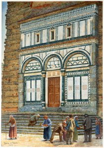 Badia of Fiesole, Firenze, Italien af Matthew Thomas Rooke