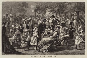 May Fair, en skitse i Hyde Park