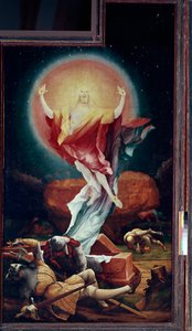 Altertavle af Issenheim (eller Isenheim): "" opstandelse"" Højre panel af Mathis Neithardt Gothardt dit Matthias Grunewald (1480-1528) (ec.all.) 1512-1516 Colmar, Musee Unterlinden