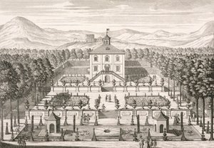 Hus og have, 1715 af Matthias Diesel