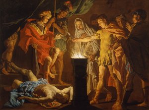 Mucius Scaevola i overværelse af Lars Porsenna