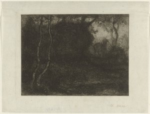 Skov med barn af Matthijs Maris