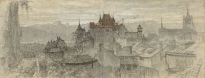 Udsigt over Lausanne II af Matthijs Maris