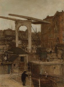 Nieuwe Haarlemse Sluis ved Singel, kendt som 