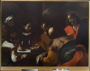 Sankt Peter betaler hyldestpengene af Mattia Preti