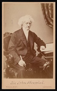 Portræt af Sir John Frederick William Herschel 1792-1871, før 1871.
