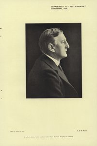 Portræt af A E W Mason af Maull and Fox