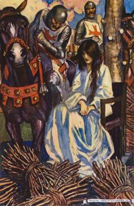 Illustration til Ivanhoe af Sir Walter Scott (farvelitografi) af Maurice (after) Greiffenhagen