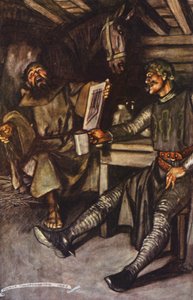 Illustration til Ivanhoe af Sir Walter Scott (farvelitografi) af Maurice (after) Greiffenhagen