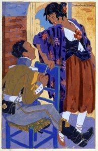Don Jose og Carmen, ca. 1930 (illustration)