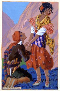Don Josen ja Carmenin tapaaminen, n. 1930 (kuva)