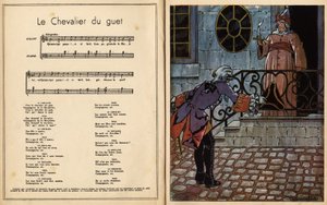 Vagtens ridder. børnerim (børnes sang) (gravering)