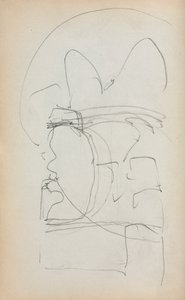 Italiensk skitsebog: Abstrakt skitse side 5, 1898-1899. af Maurice Brazil Prendergast