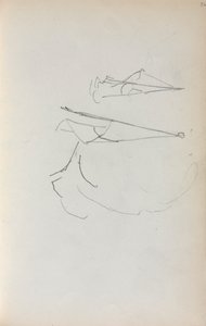Italiensk skitsebog: Sejl side 36, 1898-1899. af Maurice Brazil Prendergast