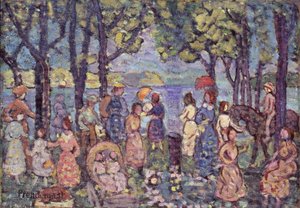 Sommer, New England, 1912. af Maurice Brazil Prendergast