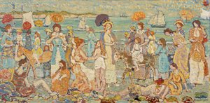 Stranden "Nr. 3""" af Maurice Brazil Prendergast