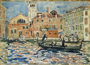 Venedig, ca. 1909 af Maurice Brazil Prendergast