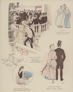 Illustration til Paris Brillant (farve litho)