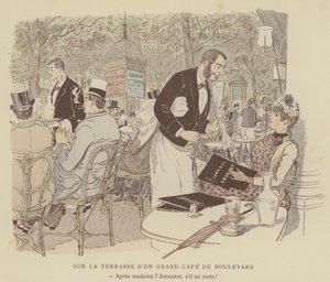 Illustration til Paris Brilliant (farve litho)